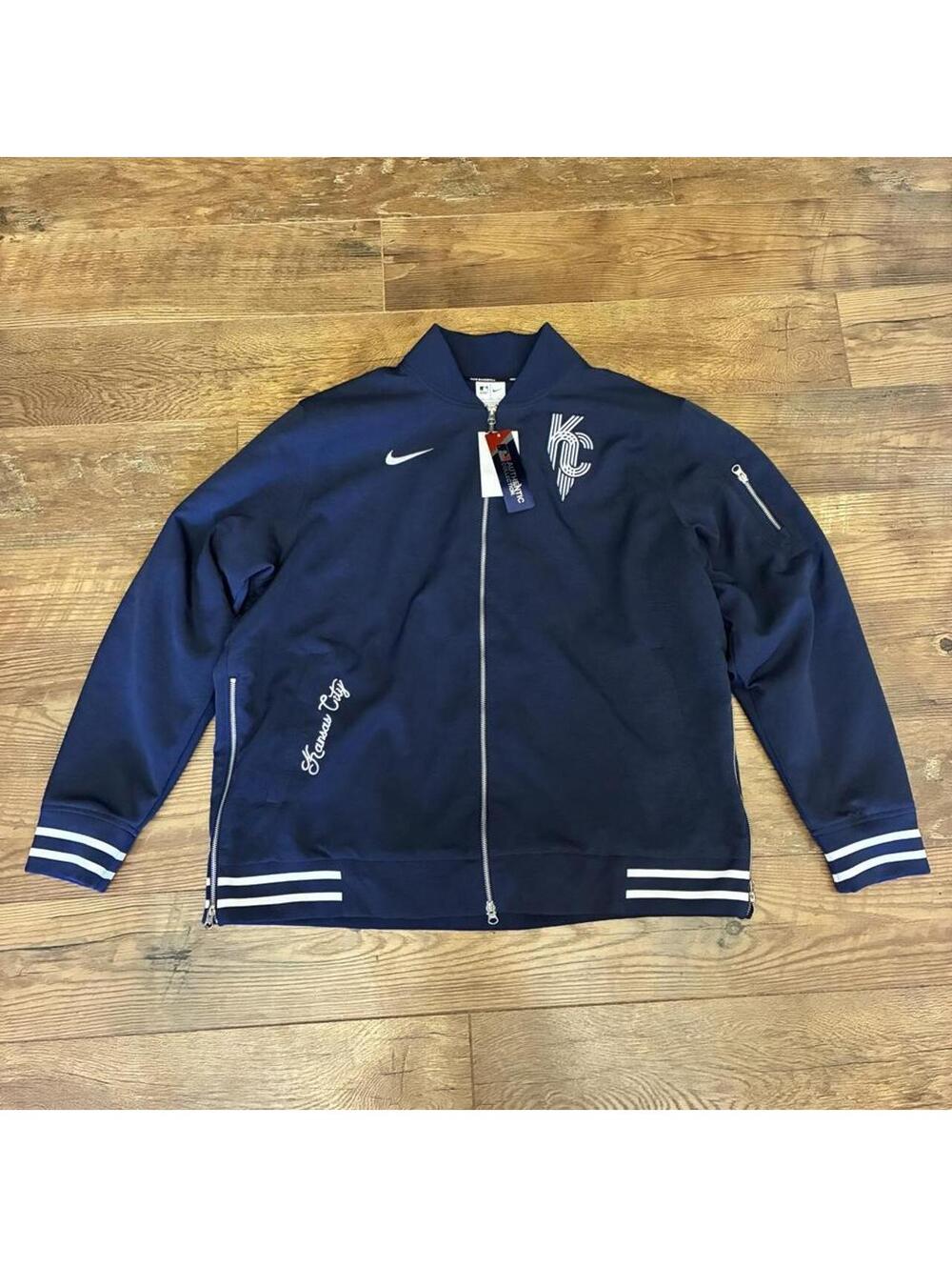 Nike Kansas City Royals fleece lined bomber jacket